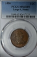 1806 1/2C Large 6, Stems MS63BN