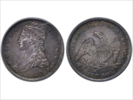 1839 50C Capped Bust AU58