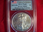 2011-(S) $1 Silver Eagle Struck at San Francisco First Strike MS69