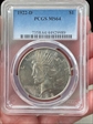1922-D $1 MS64