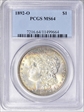 1892-O $1 MS64
