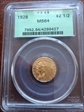 1928 $2.50 MS64