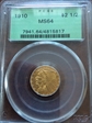 1910 $2.50 MS64