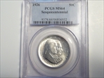 1926 50C Sesquicentennial MS64