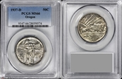 1937-D 50C Oregon MS66