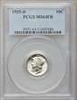 1925-D 10C MS64FB