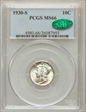 1930-S 10C MS66