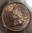 1863 1C MS63