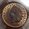 1864 1C Bronze MS64RB