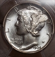 1934-D 10C MS66