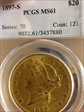 1897-S $20 MS61