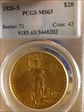 1926-S $20 MS63