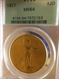 1927 $20 MS64