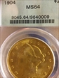 1904 $20 MS64