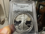 1989-S $1 Silver Eagle PR70DCAM