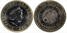 2000 £2 S-K9 Iron Age MS68