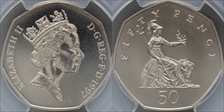1997 50p S-H4 Large Size MS67