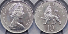 1973 10p S-F1 New Pence MS64