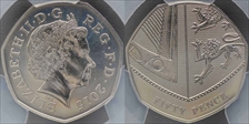 2015 50p S-H18 MS66