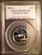 2001-S 25C North Carolina PR69DCAM