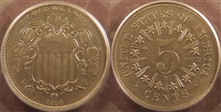 1866 5C Rays MS64