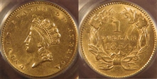 1854 G$1 Type 2 MS61