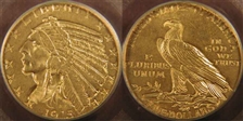 1915 $5 MS62