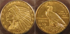 1909 $5 MS62