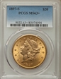 1897-S $20 MS63+