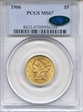1906 $5 MS67