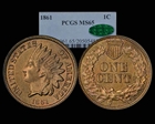 1861 1C MS65