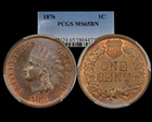 1876 1C MS65BN
