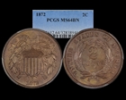 1872 2C MS64BN