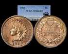 1905 1C MS66RD