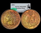 1894/1894 1C Doubled Date MS64RB
