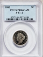 1883 5C J-1712 PR64CAM