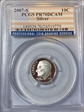 2007-S 10C Silver PR70DCAM