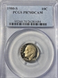 1980-S 10C PR70DCAM