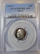 1998-S 10C Silver PR70DCAM
