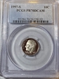 1997-S 10C Silver PR70DCAM