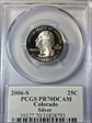 2006-S 25C Colorado Silver PR70DCAM