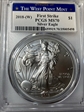 2018-(W) $1 Silver Eagle Struck at West Point First Strike MS70