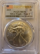 2021 $1 Silver Eagle - Type 1 First Strike MS70
