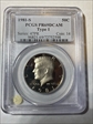 1981-S 50C Type 1 PR69DCAM