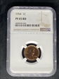 1954 1C Lincoln Wheat Cent Reverse PF 65 RD