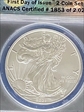 2021 (S) S$1 Emergency Silver Eagle Struck at SannFrancisco Mint FDI MS 70
