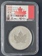 2021-W S$5 Tailored Specimen Maple Leaf Susan Taylor Signed Label SP 70