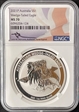2021 P S$1 Silver Wedge-Tailed Eagle MS 70