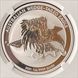 2021 P S$1 Silver Wedge-Tailed Eagle MS 70