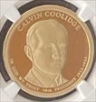2014 S $1 Thirteenth President Calvin Coolidge PF. 69 Ultra Cameo